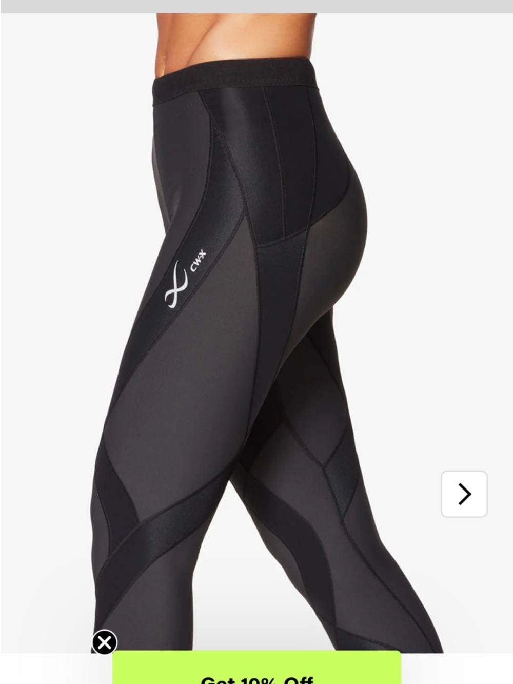 CW-X Black Activewear Leggings - High Waist